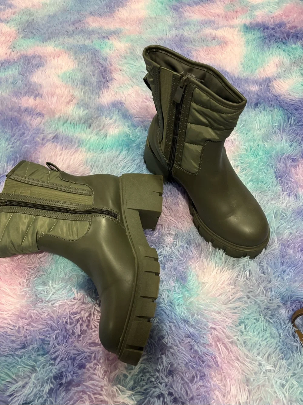 torrid Black Quilted Ankle Booties
